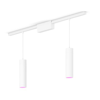 Close-up van de voorkant van Perifo basisset voor recht plafond (2 hanglampen)