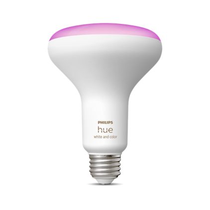 Close up of front of BR30 - E26 smart bulb