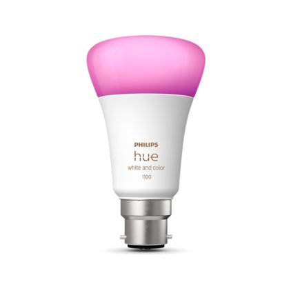 Close up of front of A60 - B22 smart bulb - 1100