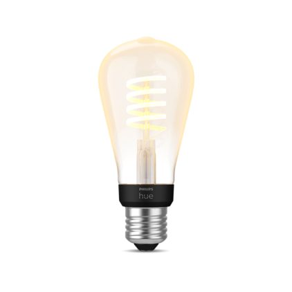 Close-up van de voorkant van ST64 - E27 slimme lamp