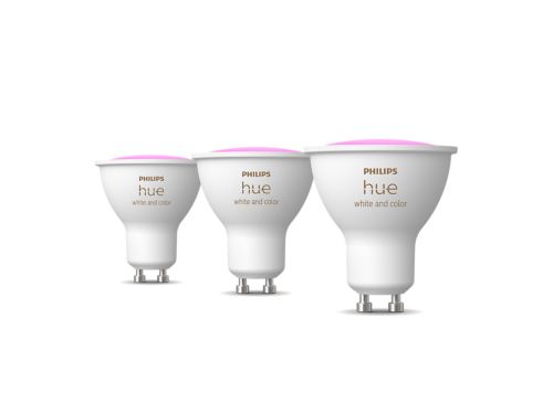 Hue White and Color Ambiance GU10 - slimme spot - (3-pack)
