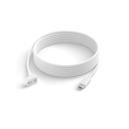 Lähikuva edestä Secure -kameran USB C -kaapeli 3 m